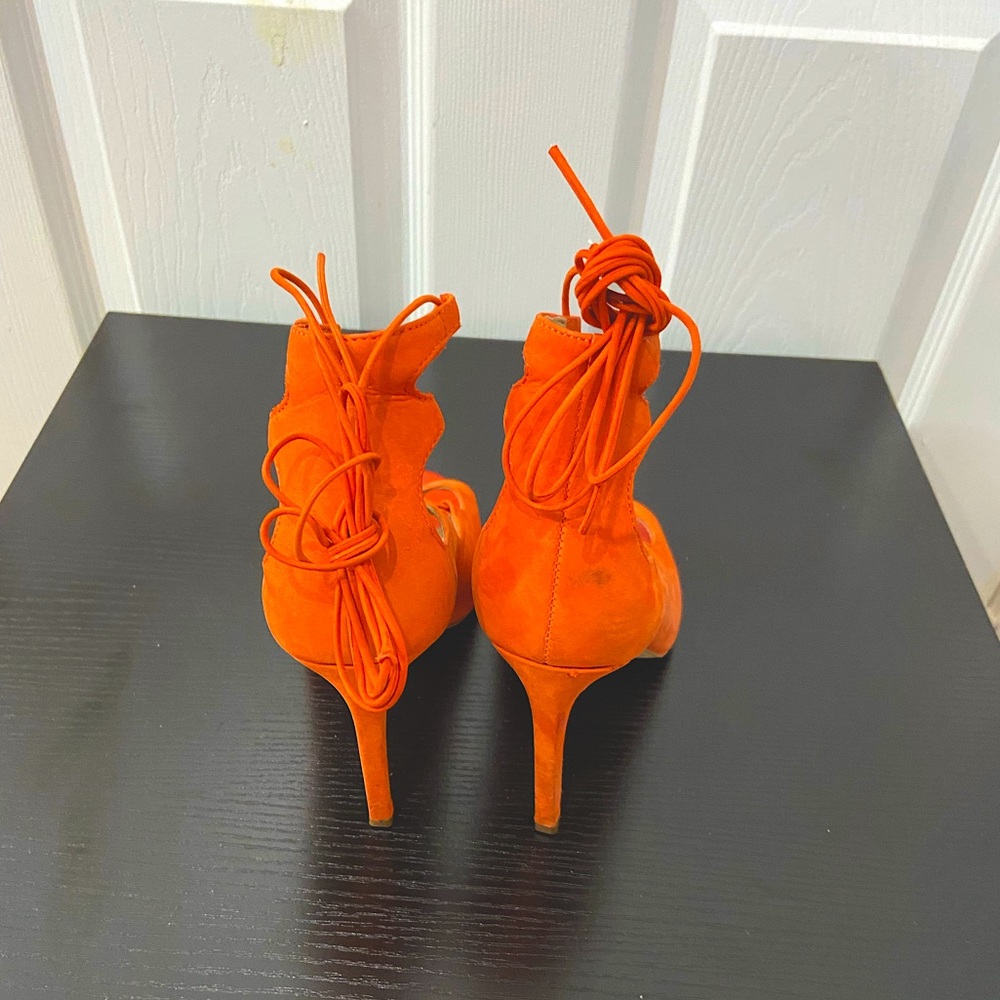Aldo Orange strap heels - Picture 2 of 4